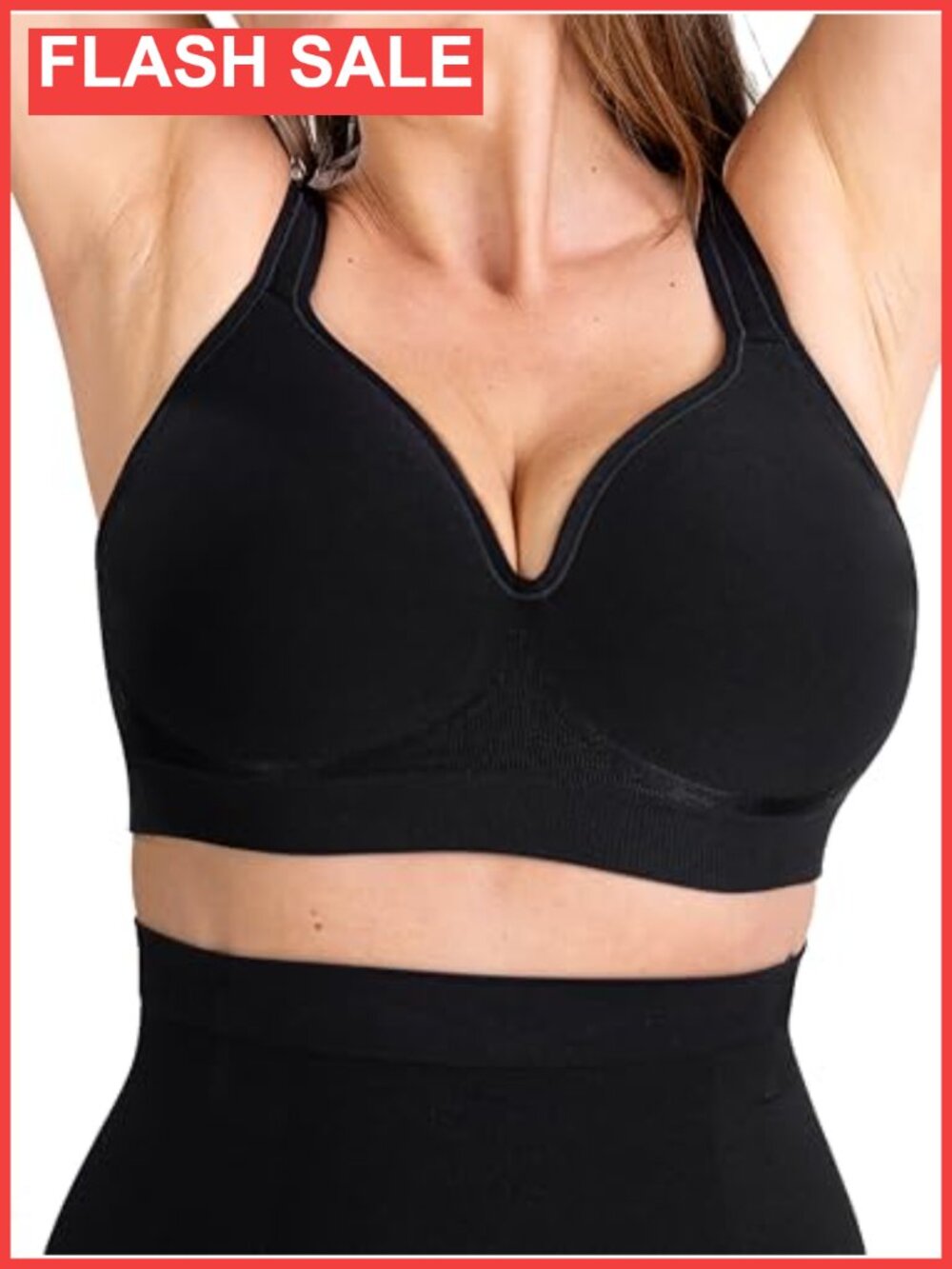 Wireless Sweetheart Full Coverage Bra with Lift, Wirefree Support